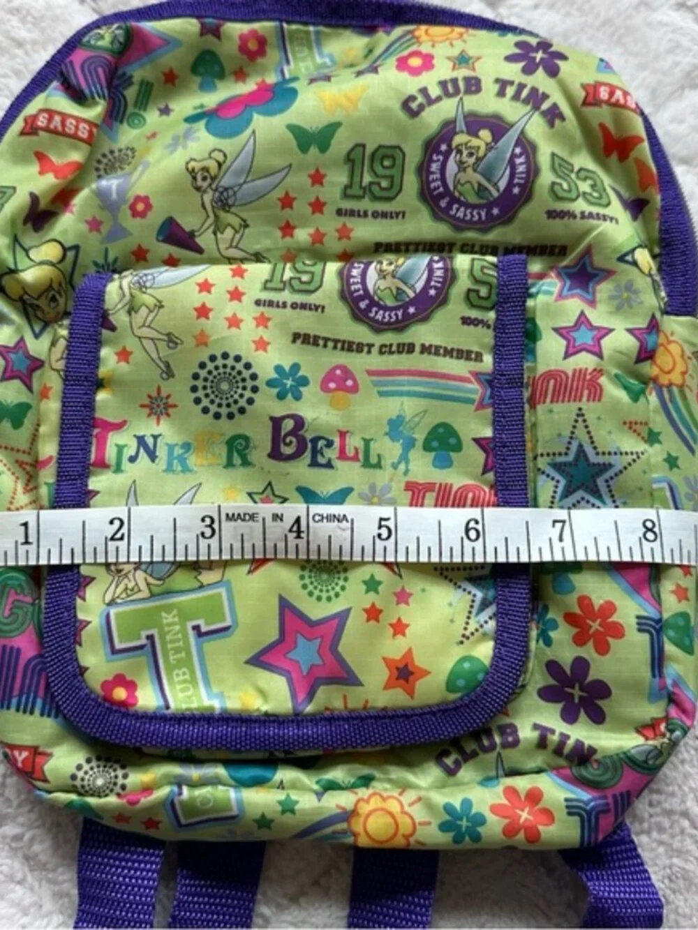 Disneyland Resort | Vintage Green Tinkerbell Mini Backpack